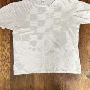 Tony Hawk Vintage 90’s White on White Y2K sk8 tee skater